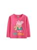 Peppa Pig Kids' Long Sleeve Cartoon T-shirt – Fashionable Spring/Autumn Wear