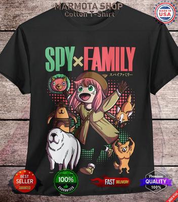 Camiseta Spy X Family Anya Forger Yor Loid Anime Camiseta Japonesa Manga Kawaii