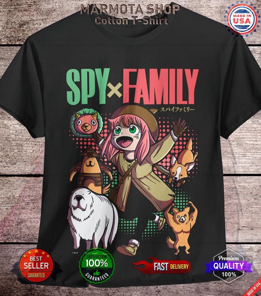 

Spy X Family T-Shirt Anya Forger Yor Loid Anime Japanese Tee Shirt Manga Kawaii S