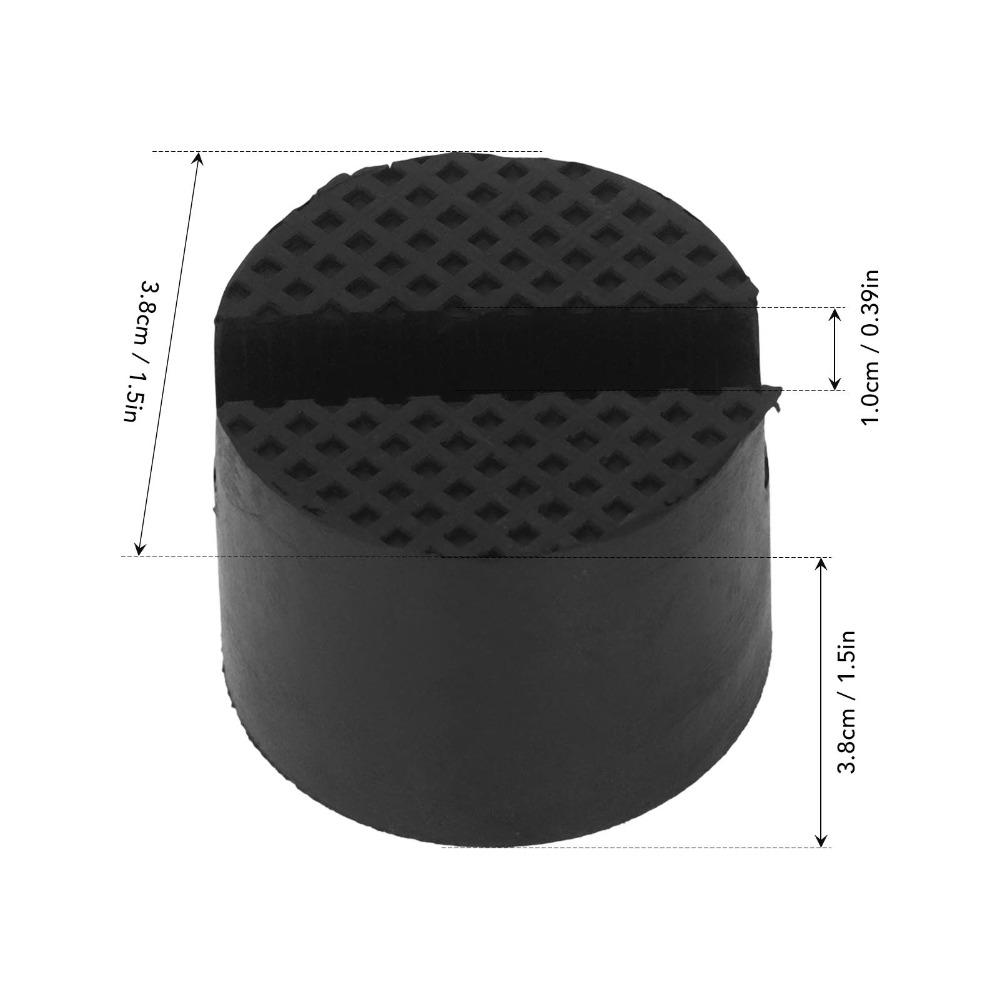 2pcs Slotted Design Jack Pad Adapter Anti-Slip Surface Vehicle Lift Adapter Vehicle Maintenance