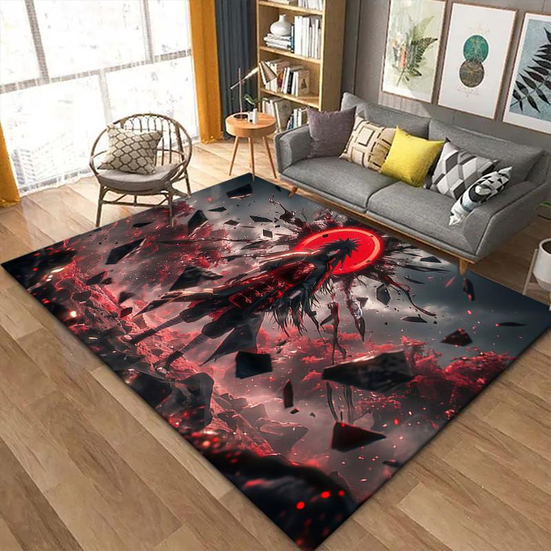 Naruto Anime Carpet Rug for Living Room Bedroom Home Sofa Decoration,Kids Play Non-slip Floor Mat