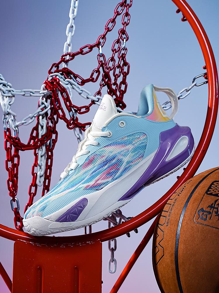 Blitz 11 Basketball Shoes Low-top Actual Friction Sound Wear-resistant Youth Sneakers Sports Shoes Students Middle-aged and Older Children