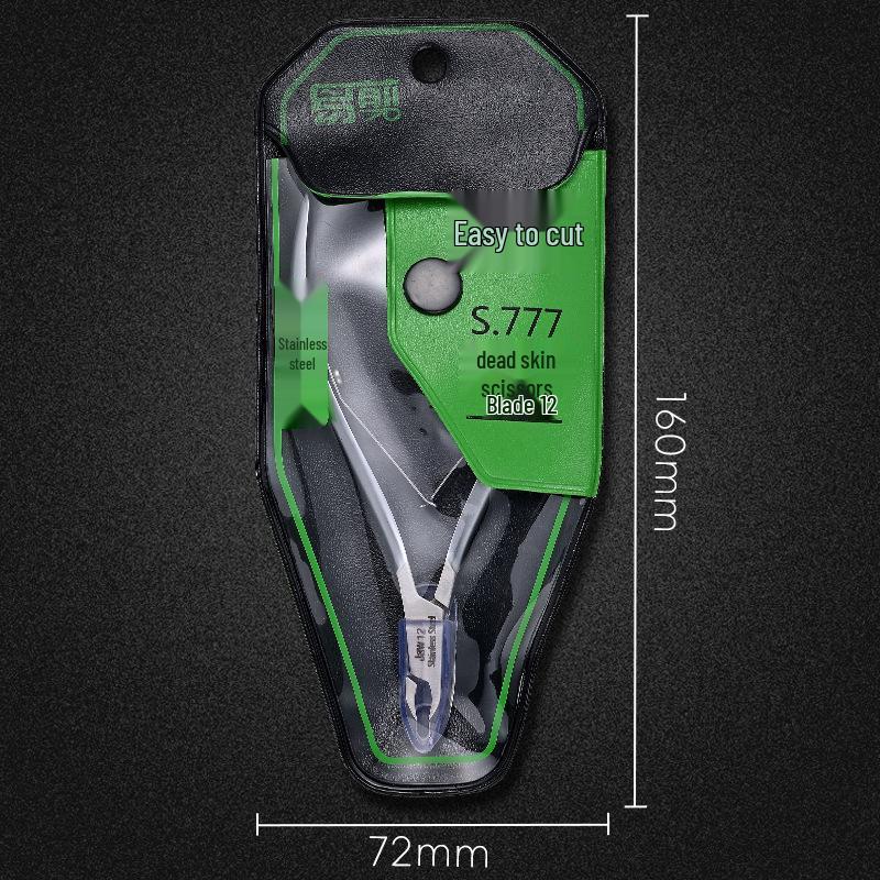 Easy Cut S·777 Stainless Steel Cuticle Nipper – Professional Small Blade Nail Clipper for Hard Nails
