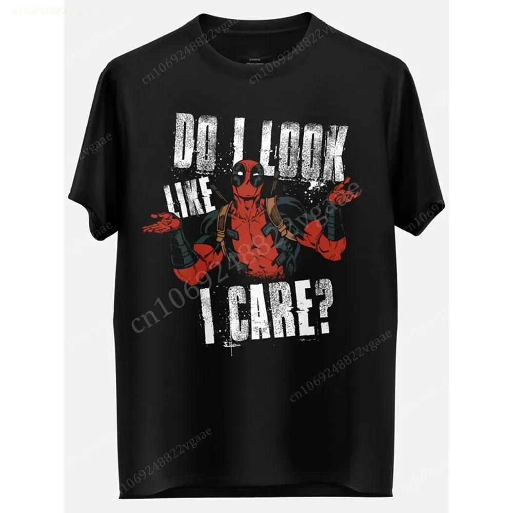 

Футболка Marvel Deadpool X-Men Хлопковая футболка Мужская Женская Детская Футболка с коротким рукавом Летний топ Y2K Повседневный Дышащий топ Футболка#Цвет(1) XXXXXL