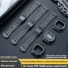 for Casio G-Shock Mod Kit DW5600 GW-B5600 GA2100 GMWB5000 | Titanium/Stainless Steel Metal Case & Strap | Hammer Pattern Bezel