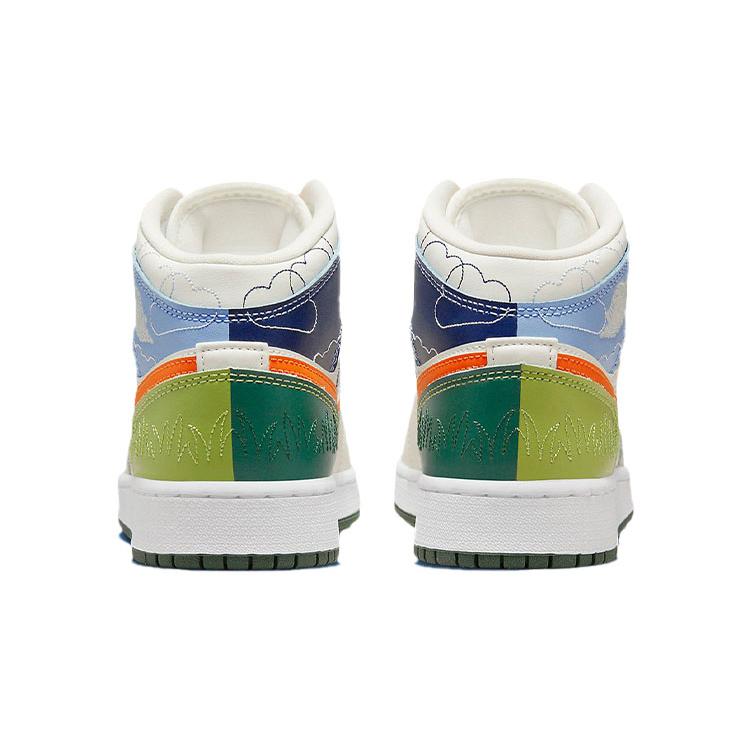Jordan 1 Mid SE Stitch GS DX2462-100