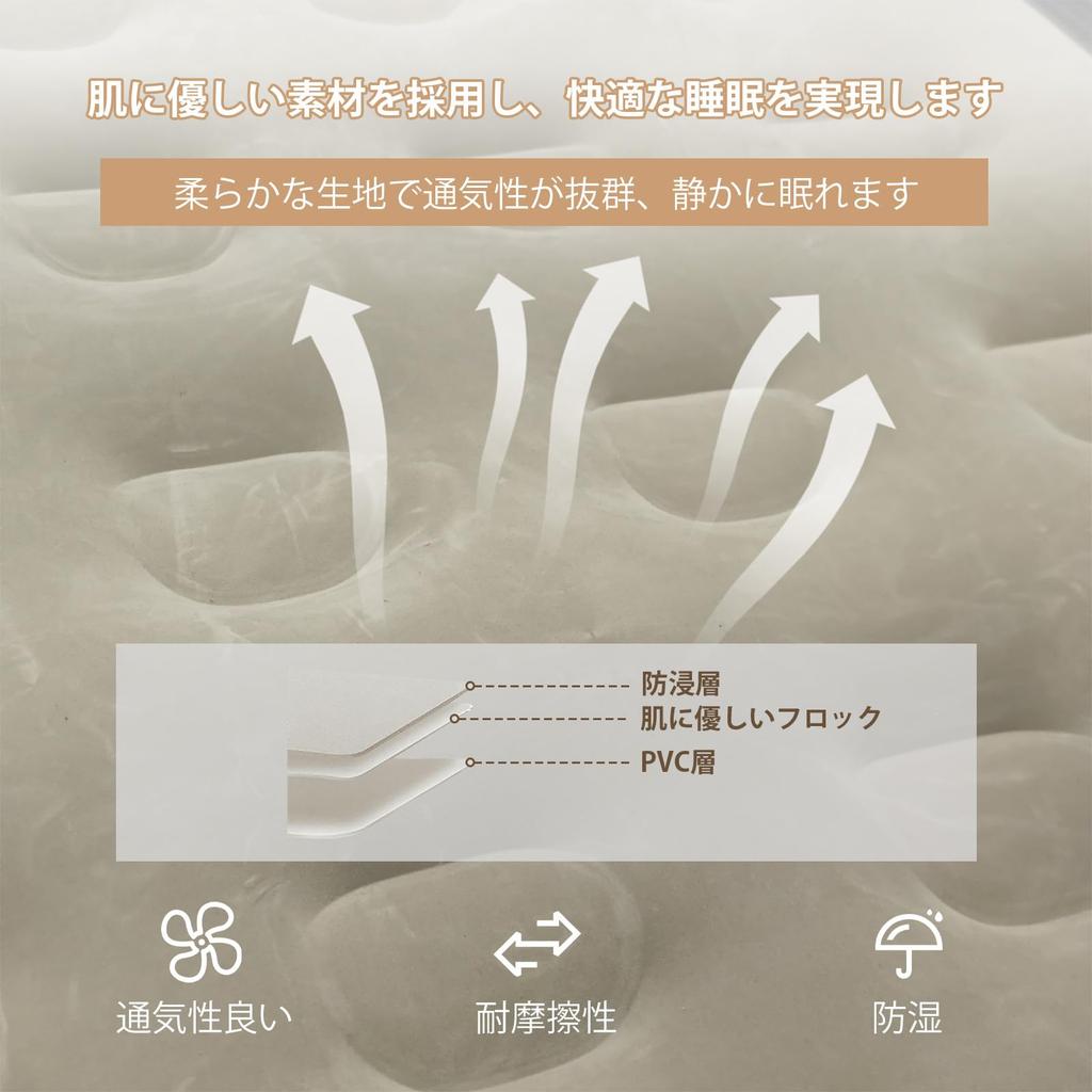 Luft Elektrisk Luft Camping Automatisk Luft Luft Camping Enkel med Ekstra For Reise for Sovematte i Katastrofen Japansk Bruksanvisning