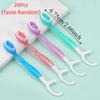 26Pcs 5 In 1 Mini Travel Toothbrushes Oral Care Soft Toothbrush with Freshening Bead with Floss&Toothpaste&Tongue Scraper