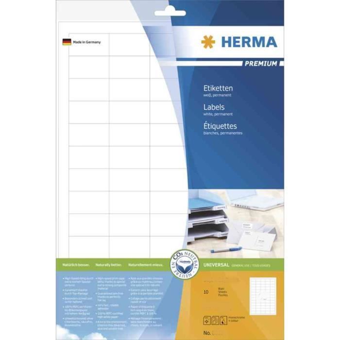 Etiquettes PREMIUM sur 10 Feuilles A4 105 x 148 mm