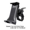 Motorcycle Phone Holder 360 Rotation Mountain Road Bike Detachable Anti Shaking Mobile Phone Clamp for Stroller Treadmill E Bike