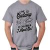 Alien UFO Der Kosmos ruft Ich muss gehen Damen oder Herren Rundhals T-Shirt