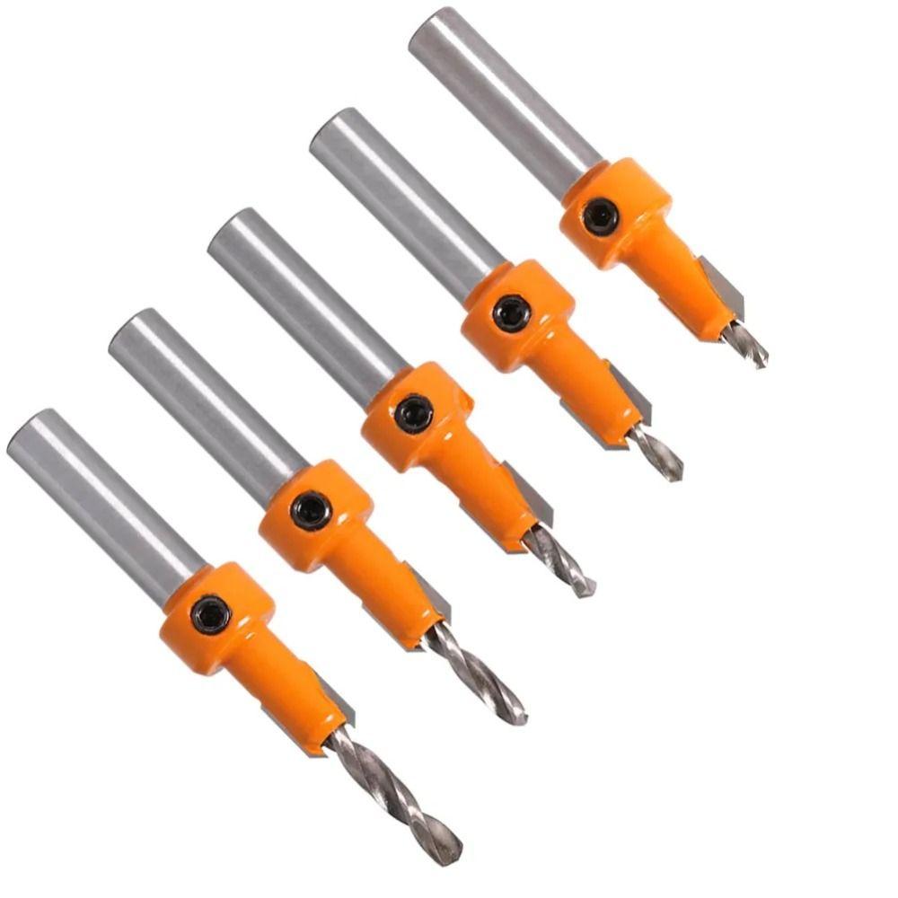 Step Counter sink Drill Bit Hole Punch Screw Drill Router Bits Counter sinking Drill Carpentry