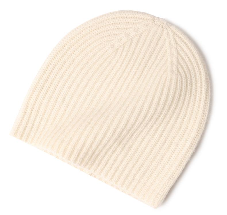 Pure Cashmere Women Winter Hats Custom Designer logo Luxury Fashion Warm Knitted Rib Ny Beanie Caps 24x24cm