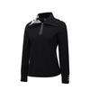 ANEW GOLF W Logo Point Collar L/Ts_Bk