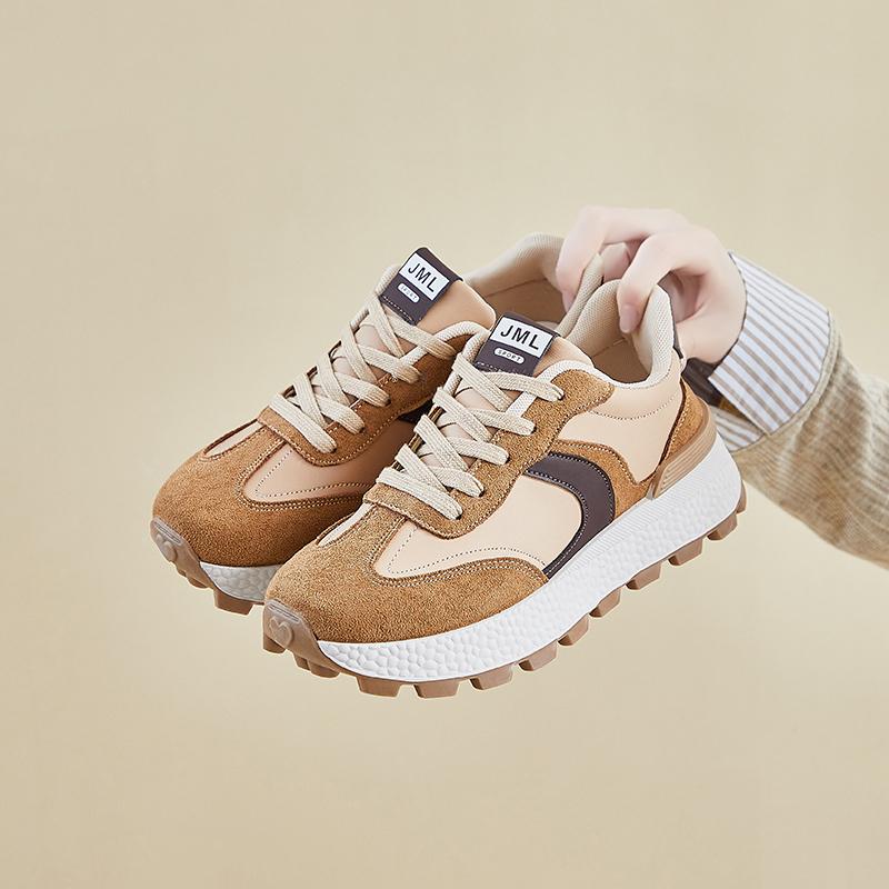 

Fashion 2025 Women Shoes Comfortable Quality Autumn Fashionable Sneakers Non-slip Wear-resistant Casual Couple Shoes Zapatos De Mujer 35 хаки