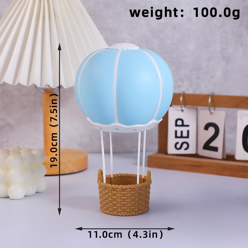 Topo de Bolo Balão de Ar Quente Azul Rosa Festa de Revelação de Gênero Decoração de Bolo Crianças Meninos Meninas Suprimentos para Festa de Aniversário Chá de Bebê