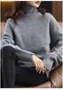 Plus Size Wool Sweater for Women - Autumn/Winter Collection, Lazy Style, Loose Fit, Slimming, Versatile Fashion Base Layer