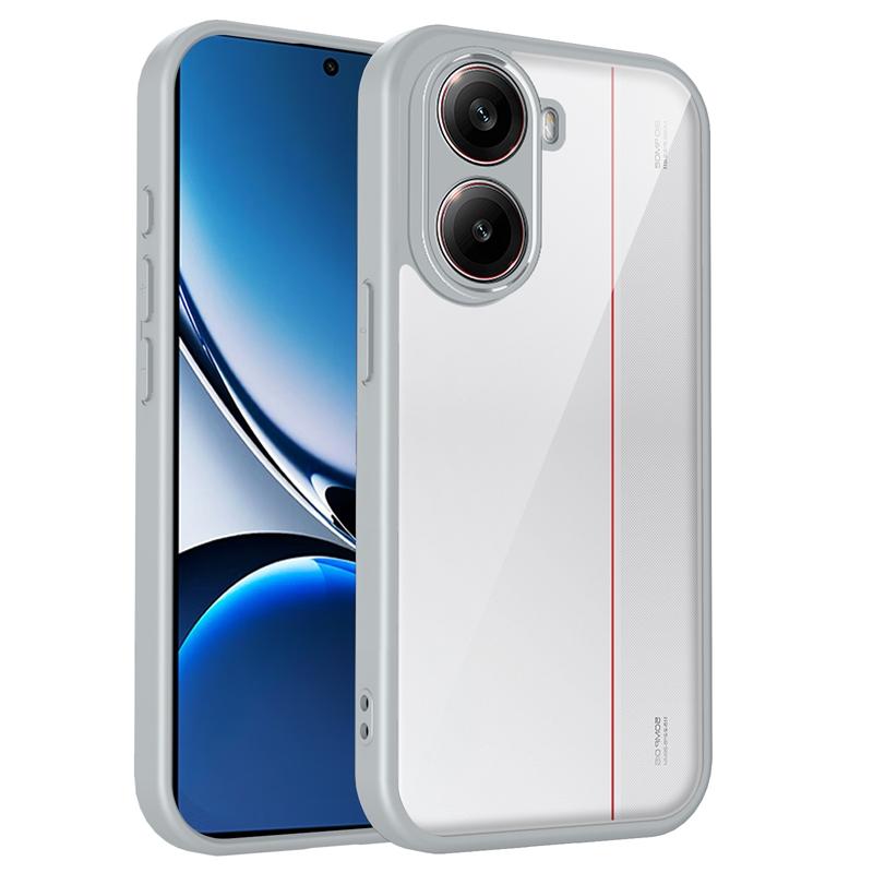 

Transparent Silicone Case For Xiaomi Redmi Turbo 4 3 Pro Turbo4 Pro Turbo3 4Pro PC Back TPU Bumper Shockproof Phone Cases Cover Redmi Turbo 4 Pro сірий колір