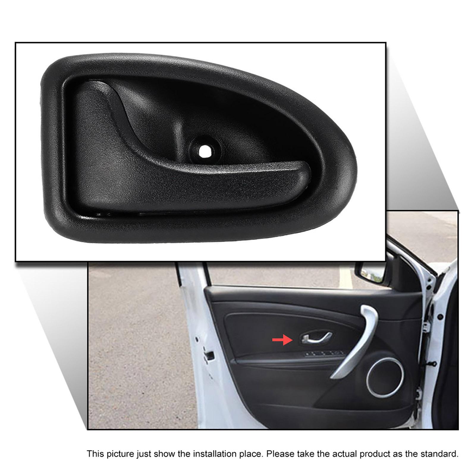 

Left Side Interior Door Handle, Black ABS Replacement for 1 Onwards NaMegane 1998-2002, with sy Door Opening and Closing