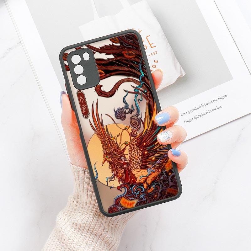 Cool Tiger Dragon Cloud Phone Case For Xiaomi Mi 11 Lite 5G NE 12 12T Pro 11T 9 10 Cover POCO X3 NFC F3 M3 M4 X4 Pro Matte Funda