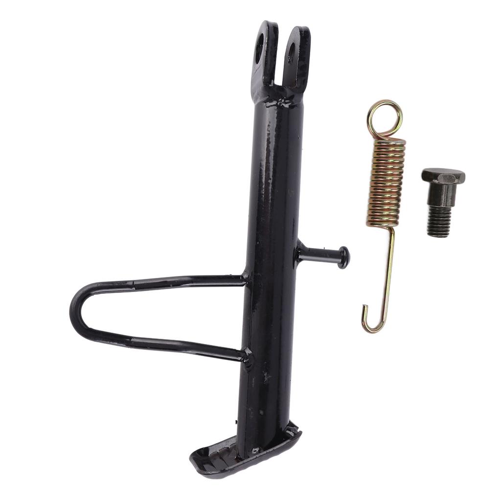 Motorcycle  Stand Stainless Steel Black Nonslip Parking Foot Support for Scooter