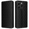 For Realme 15T 5G Case Wallet Rhombus Imprinted Leather Phone Cover