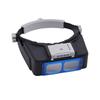 Magnifying Glasses Head Mounted Usb Charging with 4Led Lights for Battery Display, High-Definition Reading Gifts
