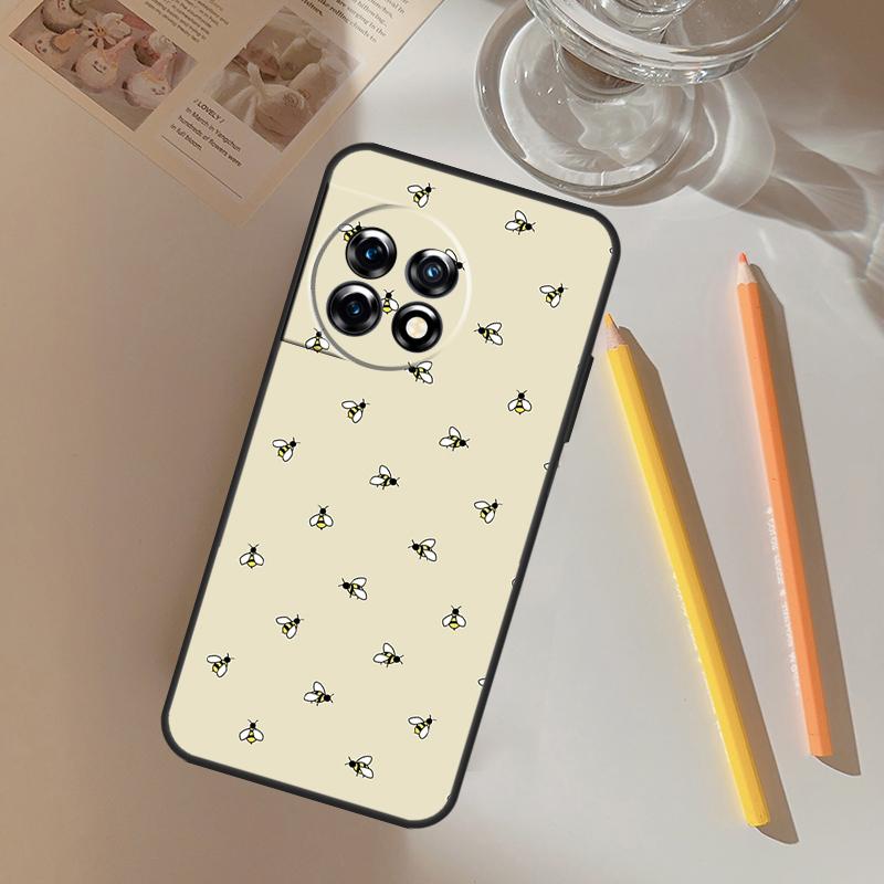 Midsummer Bee Garden Honey Funda For OnePlus 12R 13 12 R 11 9 10 Pro 8T 9RT 10T OnePlus Nord 4 CE 2 3 Lite N20 N30 Case