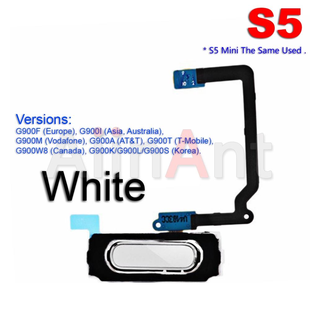 Aiinant Home Button Touch ID Fingerprint Sensor Flex Cable For Samsung Galaxy S5 S6 Edge Plus + Mini G920F G925F G928F G900F
