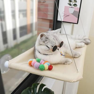 New Cat Hammock  Window Mounted Cat Bed Washable Detachable Pet Bed Suction Shelf Bag Beds Seat For Cat Sleeping Pet Accessories