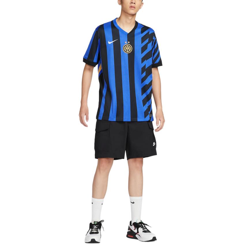 New Nike Inter Milan 2024/25 Stadium Home Men's Nike Dri FIT Soccer Replica Jersey FN8787-440