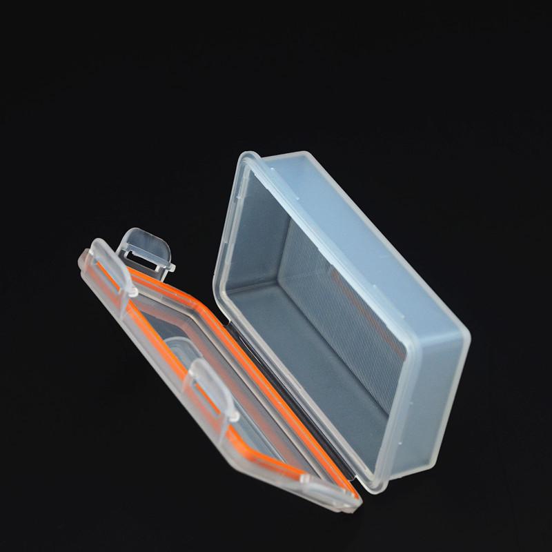 Vattentätt 18650 Batterifodral - Transparent PP-material, Rymmer 2 celler, Helt nytt, Skyddsförvaring