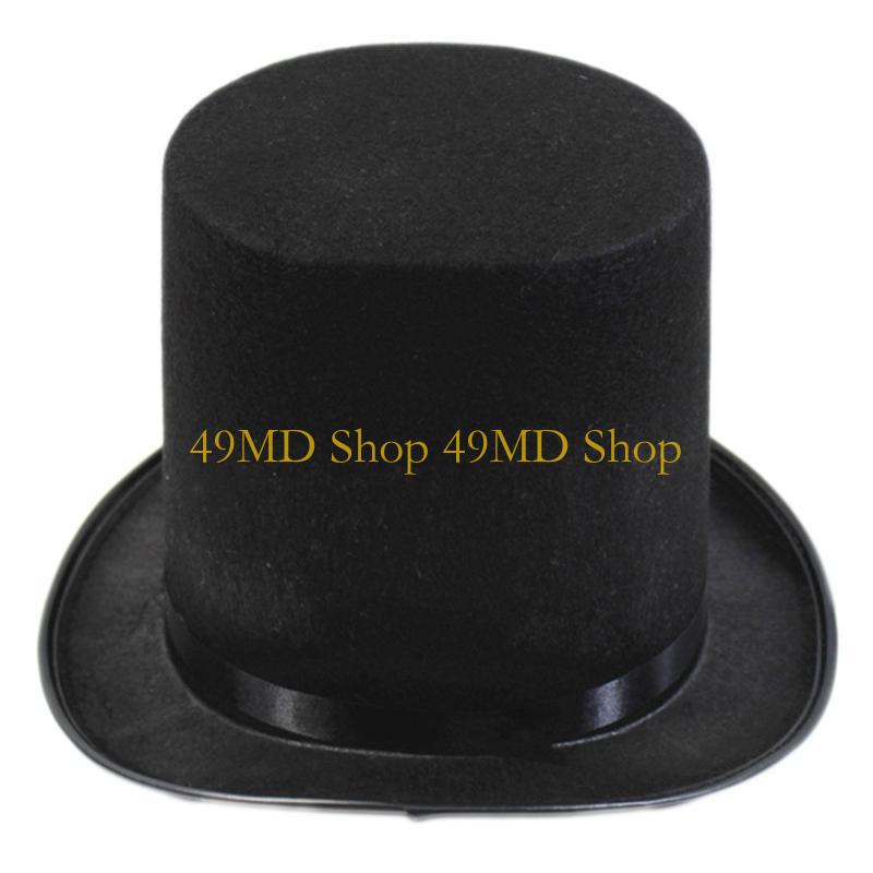 49MD Black Top Hat Bowler Top Hat Magician Top Hat Magician Performed Hat Stage