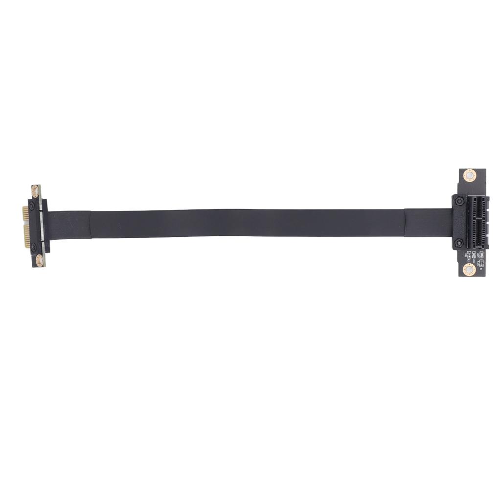 PCI E 3.0 1X to 1X Extension Cable 8Gbps 20cm 90 Degree Right Angle PCI E 3.0 1X Riser Extender for