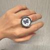 Korean Style Retro Hipster Watch Ring - Trendy Men's Hand Jewelry Accessory