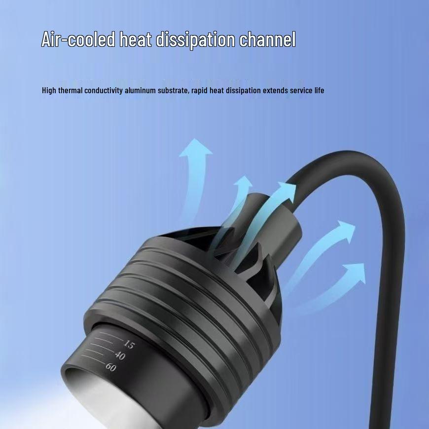 Waterproof LED Aquarium Spotlight for Arowana: Full Spectrum Stream Tank Light (Small Size)