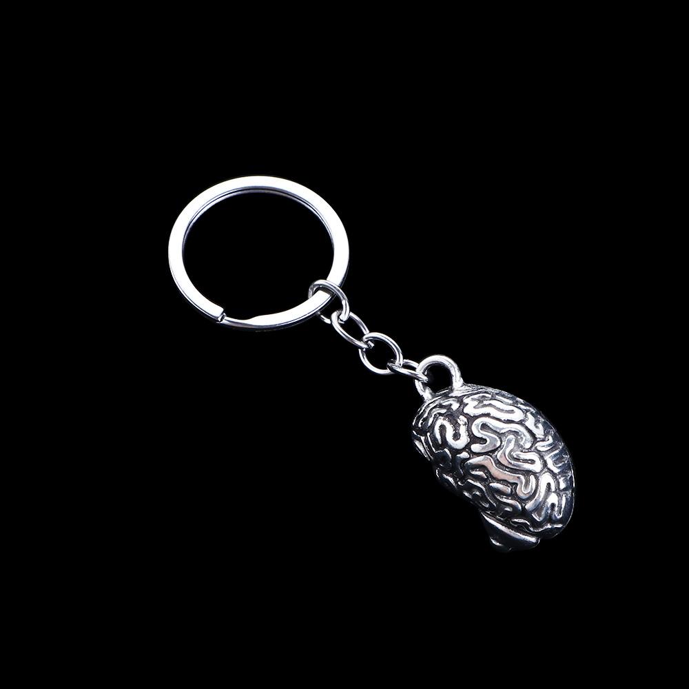 Jewelry Bag Pendant Car Keyrings Brain Key Holder Bag Hanger Human Cerebrum Keyring 3D Keychain