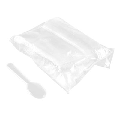 200 Stück Mini Klare Plastiklöffel Einweg Besteck für Gelee Eis Dessert