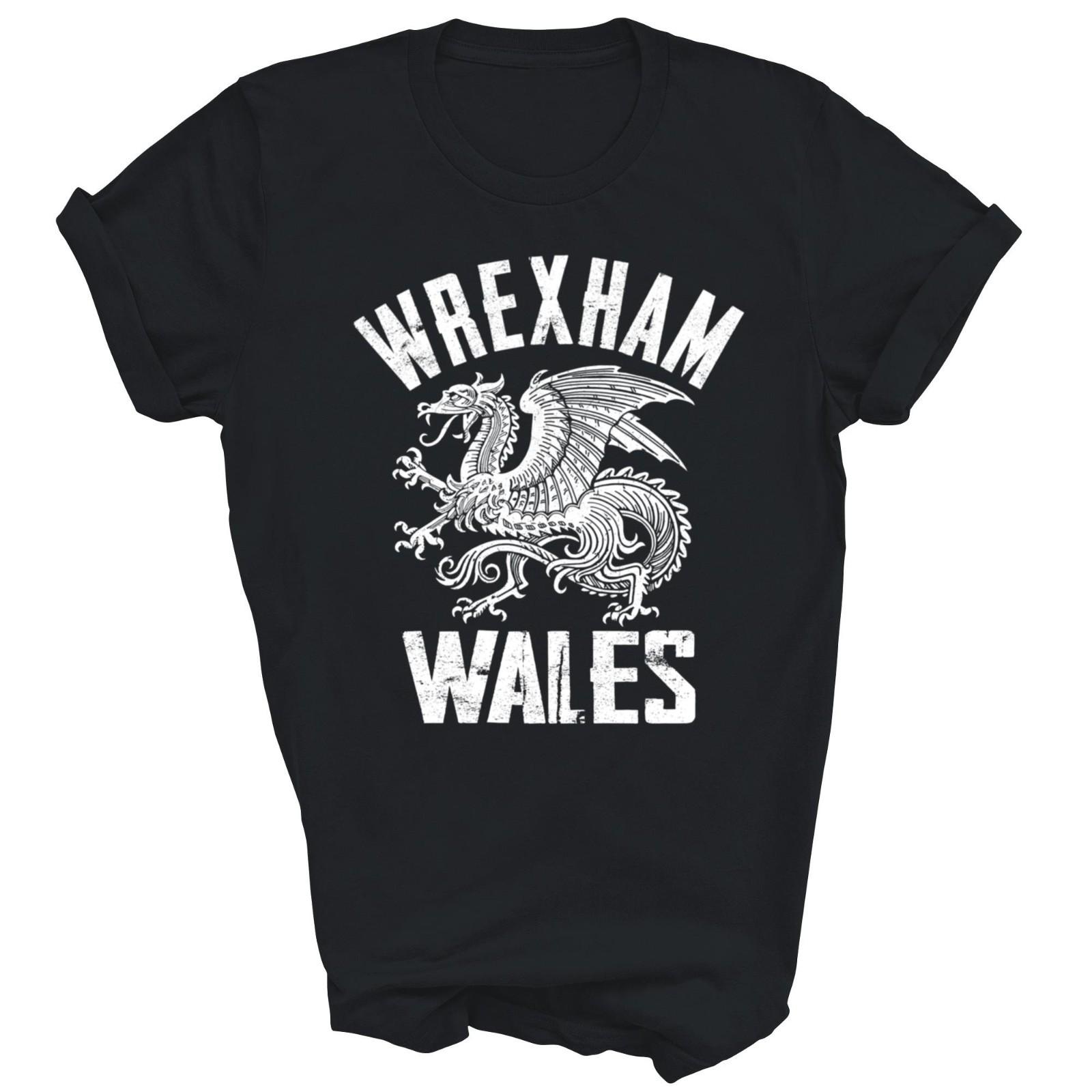 Wrexham Wales Vintage Love Dragon Welsh Unisex Shirt Gift XXXXL