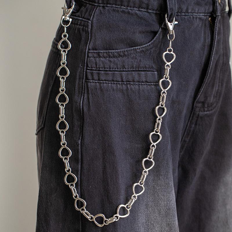 Metallkette Hüftkette Halskette Armband High-End Trendig Cool Personalisiert Jeans Kette Modeaccessoires