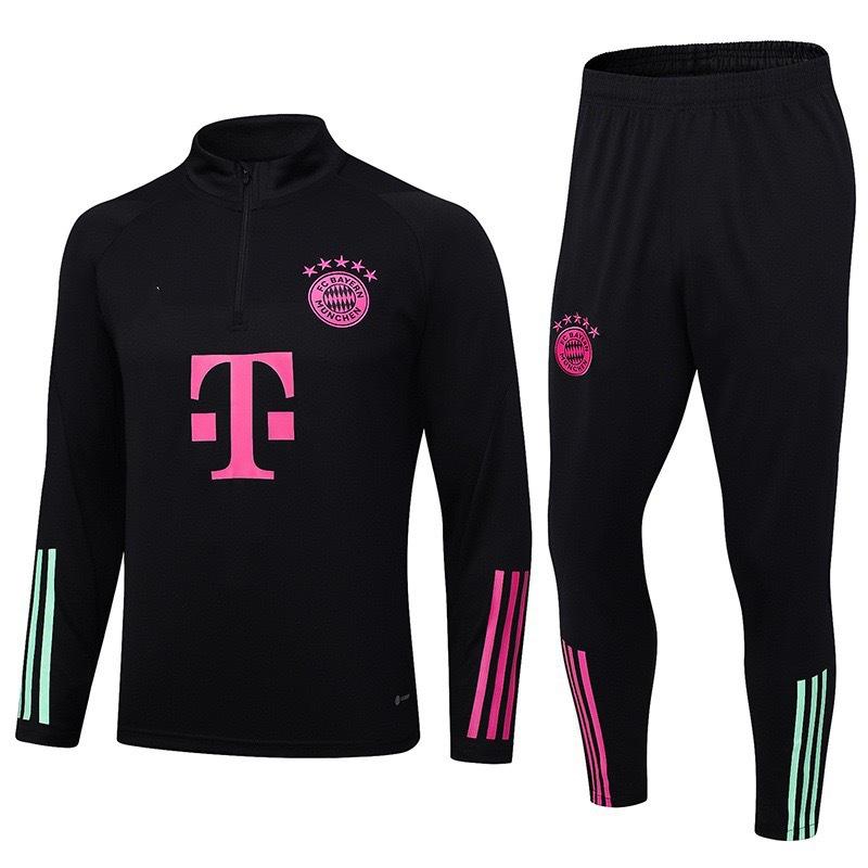 Autumn And Winter Real Madrid Barcelona Arsenal Training Suit Long Sleeve Half Zipper Football Suit Sportswear Adult Suit
