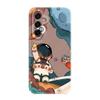 Flying Astronaut Phone Case For Samsung Galaxy A57 A37 A17 A56 A36 A26 A16 A06 A55 A35 A25 A15 A05 4G 5G Film Hard Cover