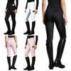 Girls Equestrian Riding Pants Full Seat Silicone Grip Breeches Elastic Waist Multi Pocket Trousers for Horseback Riding