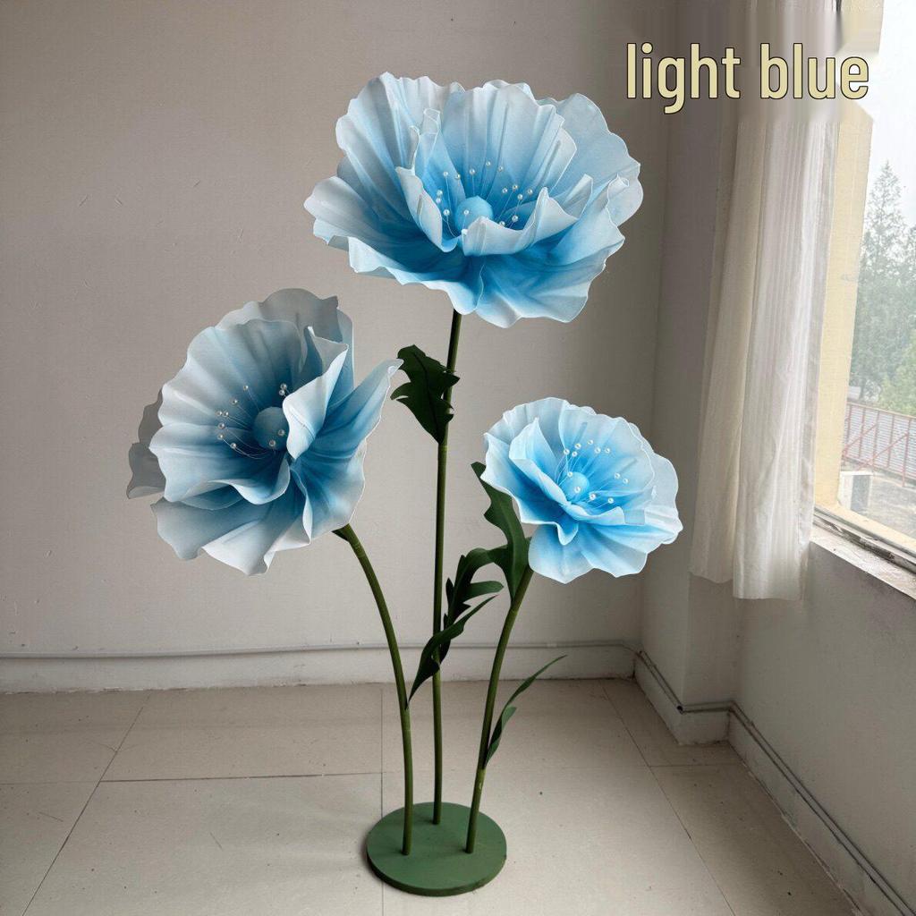 Large Foam Paper Flower Stands for Wedding, Event, or Window Display Decor