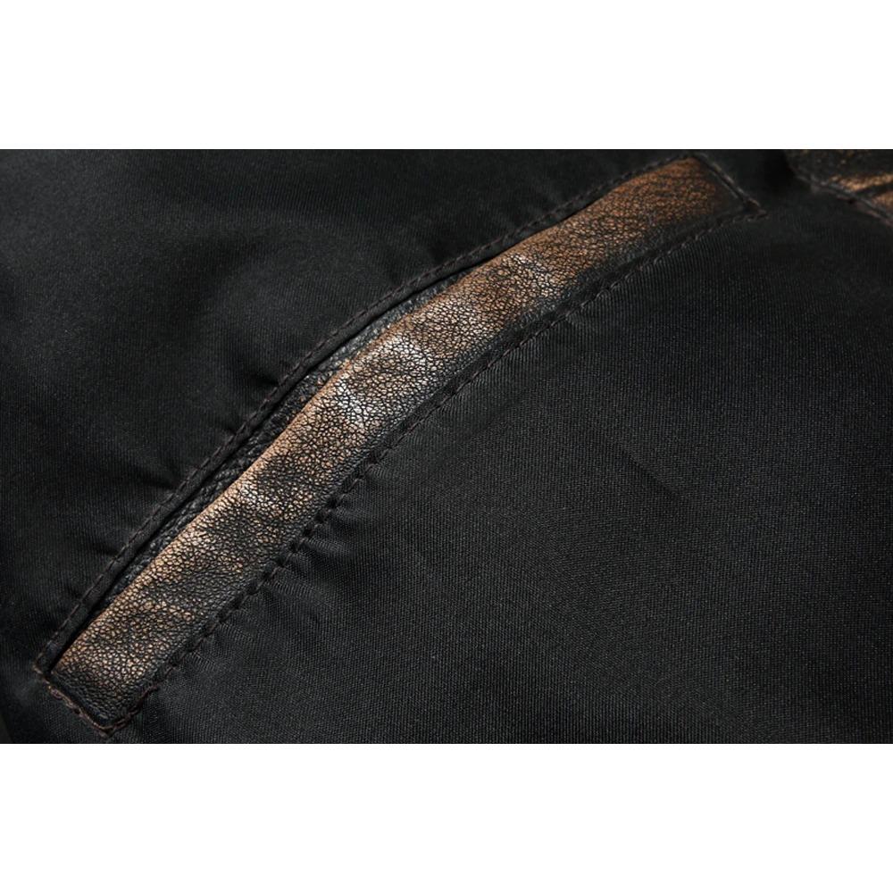 Chinesische Größe Vintage Männer Lederjacke dick 100% echtes Rindsleder Bikerjacke Slim Fit Männer Motorradmantel Herbst asiatische Größe S-5XL M419