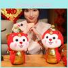 The Year Of Snake Mascot Plush Toy Cute Cartoon Girl Children Holiday Doll Gift