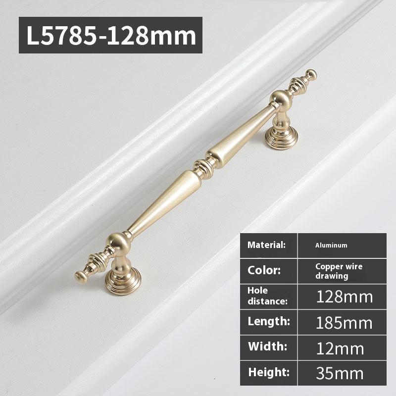 Antique Bronze Brass Pull Handles Vintage Cabinet Door Drawer Wardrobe Knobs 1PC Decorative Hardware Furniture