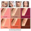 6 Color Blush Red Milk GelLiquid Blush Rouge Obedience Nature10ml