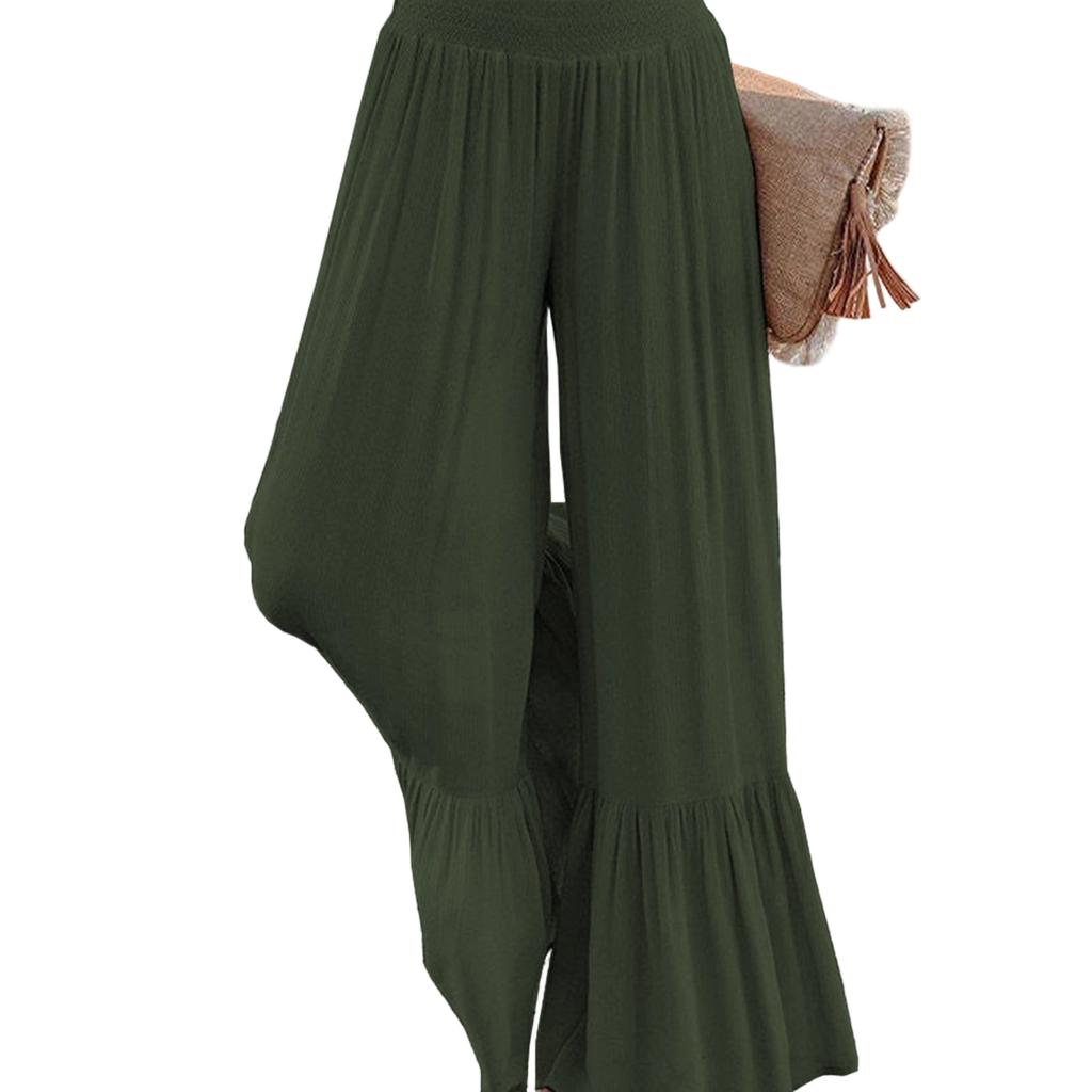 Women's Straight Pants Fashion Casual Pants Nine Point Harlan Pants