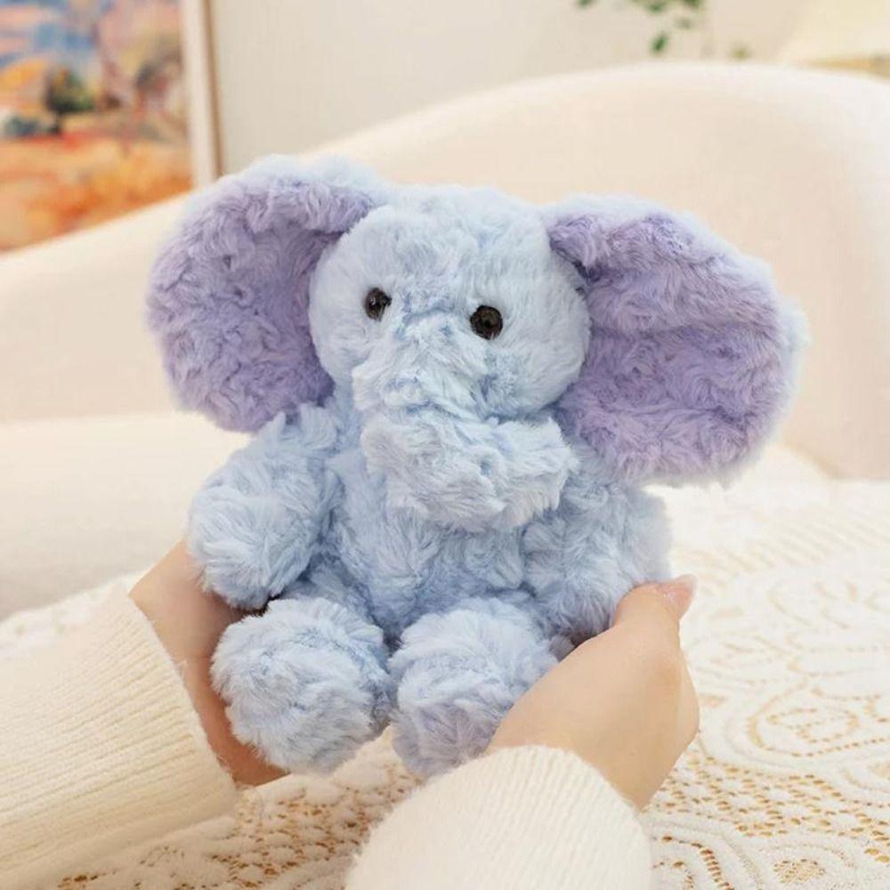 Throw Pillow Stuffed Elephant Toy PP Cotton Elephant Doll Mini Elephant Plush Toys  Baby Infants